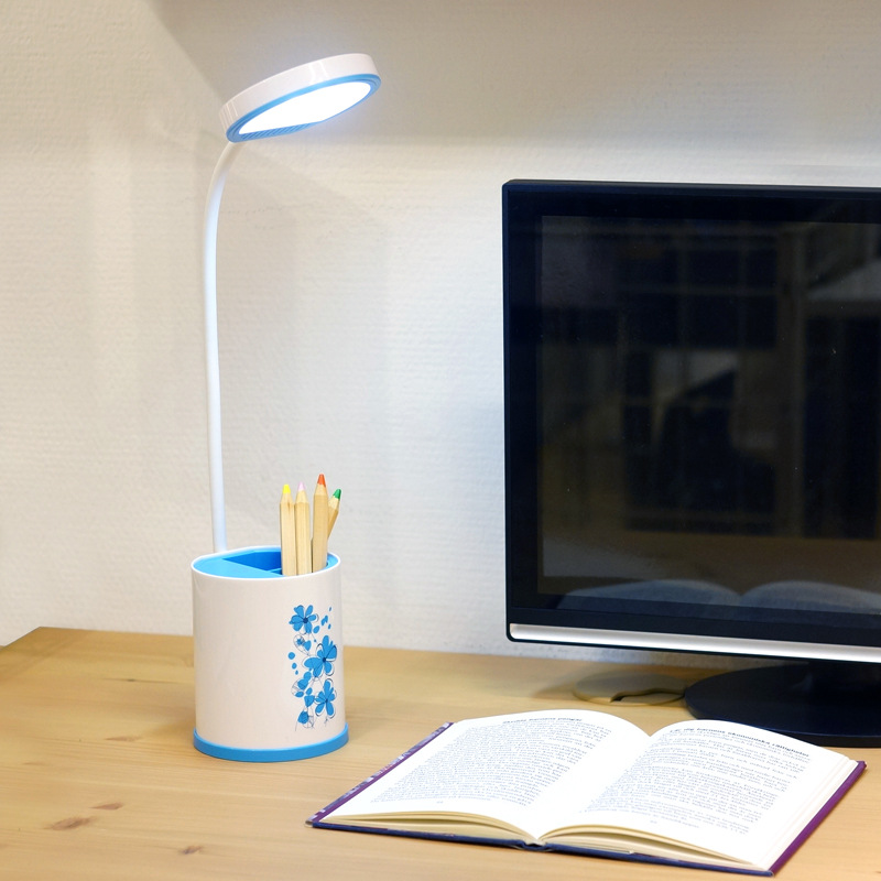 Led rechargeable penholder lamp touch dimmer reading lamp Student learning eye protection lamp