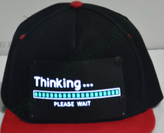 Led light Baseball cap Halloween gift Voice-activated LED manufacturers direct sales