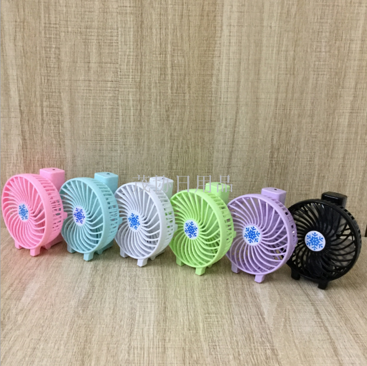 迷你小风扇 USB雪花手持小风扇充电便携小风扇可定制LOGO细节图