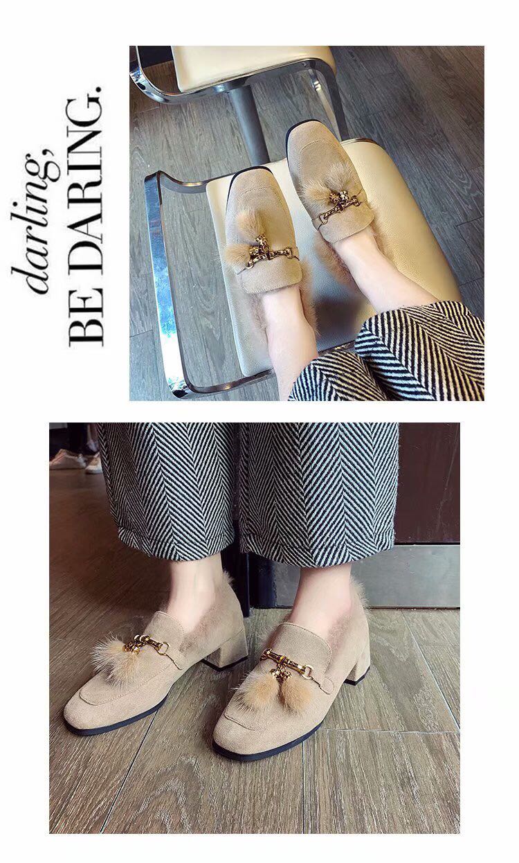 女式时装单鞋实物图