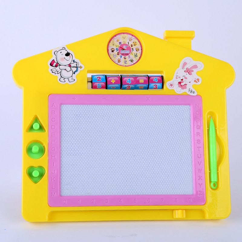 Ten-yuan store supply of large-sized children's educational magnetic writing and drawing boards, writing and drawing boards Application Scenario