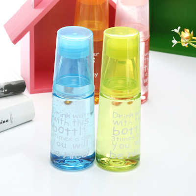 Plastic beverage cups with built-in disposable drinking cups, space sports cups, outdoor plastic cups, PC cups, juice cups Specification image