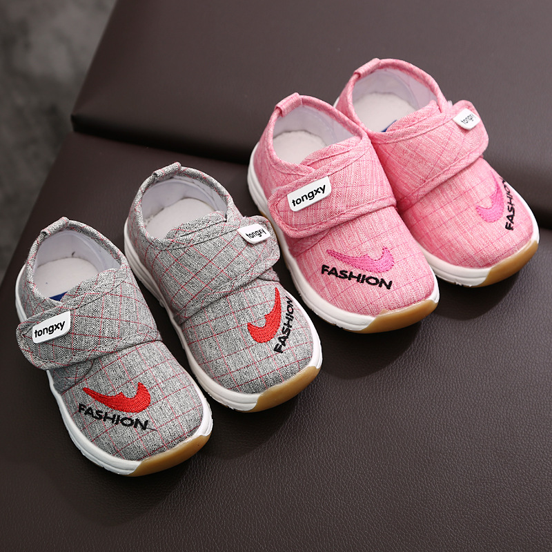 New children's shoes hot style baby toddler shoes cute cartoon canvas shoes casual shoes manufacturer direct sale