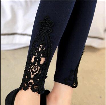 The versatile side-sided lace pants for women are rumored to be skinny skinny skinny pants details Picture