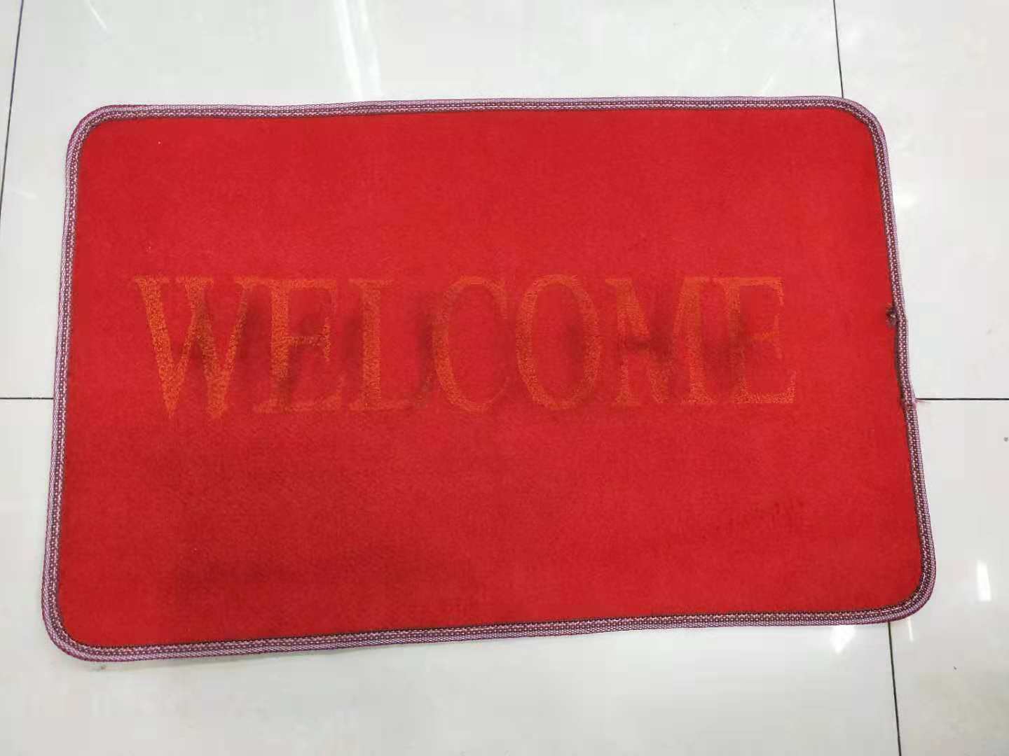 The new 38x58 flat filament B material floor mat is selling well in foreign trade details Picture