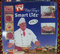 TS Smart Lidz vacuum seal universal fresh-keeping cover instead of plastic wrap 4 packs