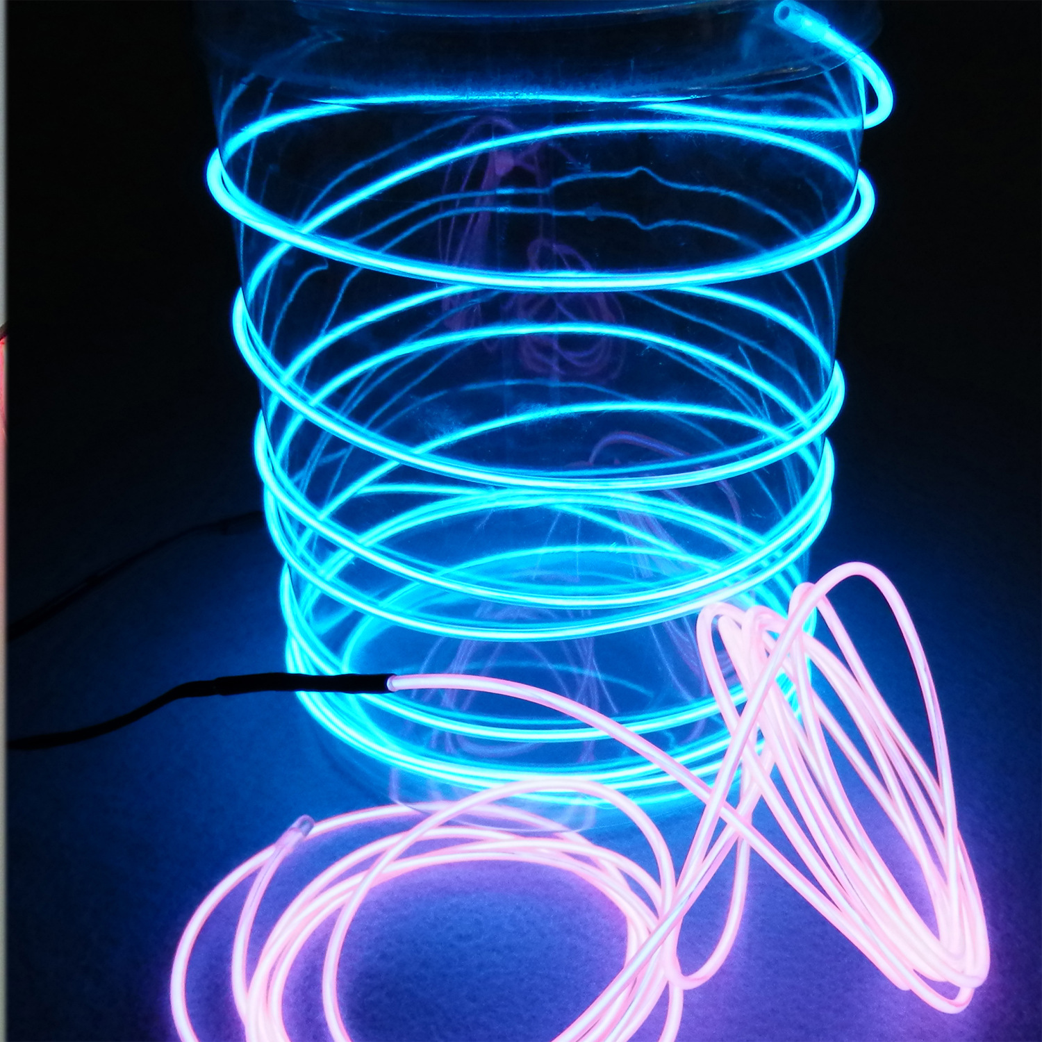El emitting light EL Cold light 3 m 3V battery case case