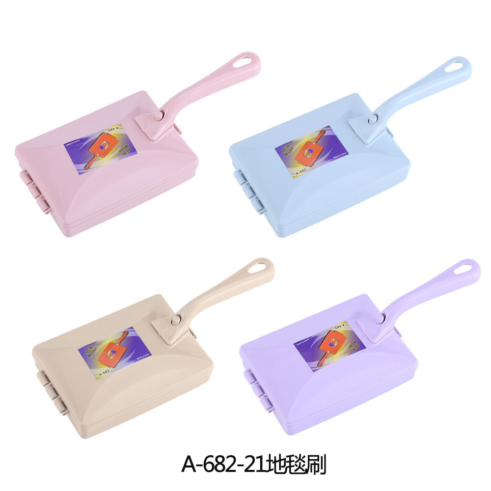 Double roller dust removal brush vacuum brush anti-static carpet brush home sofa clothes cleaning brush wholesale