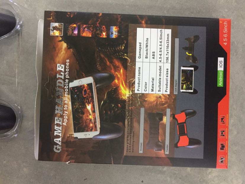 "Playerunknown's Battlegrounds (PUBG) magic tool set mobile phone controller, factory direct sales of PUBG controllers. details Picture