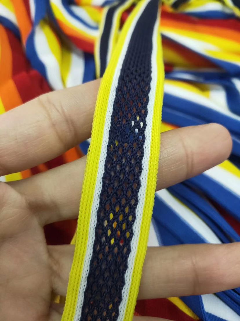 Knitted straps, mercerized cotton knitted straps, mesh knitted straps details Picture