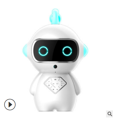 直销热卖识别卡片学习早教机智能机器人环保材料LED发光产品图