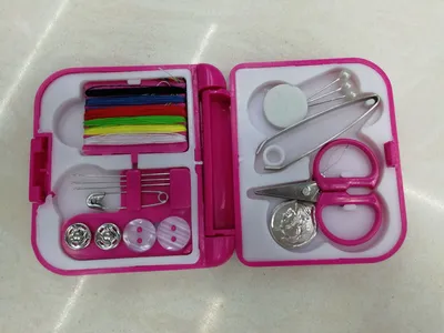 Small Needle Kit Pin, Silver Needle, White Needle, Plastic Clip, Pearl Needle