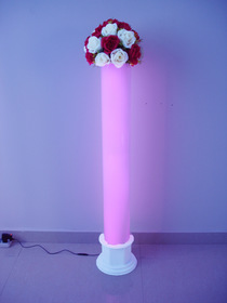 Supply high-grade home decoration European floor style Roman column LED lamp