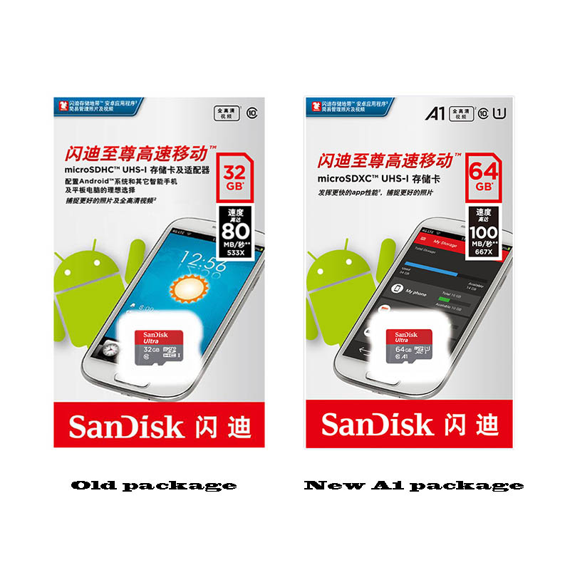 原装闪迪内存卡TF卡 SDK原印高速卡细节图