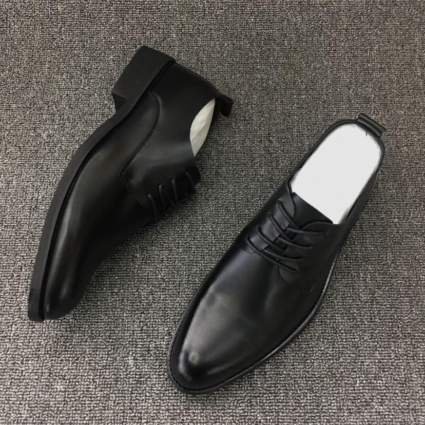 New Soft Leather Soft Soled Business Leather Shoes Men's Youth Fashion Shoes Pointed Work Shoes Four Seasons Fashion Shoes details Picture