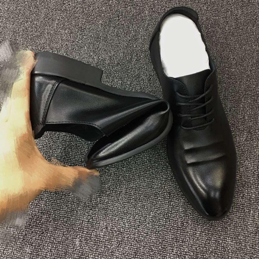 New Men's Business Leather Shoes Four Seasons Pointy Work Shoes Soft Leather Soft Sole Youth Korean Version Of The Trend Small Leather Shoes Application Scenario