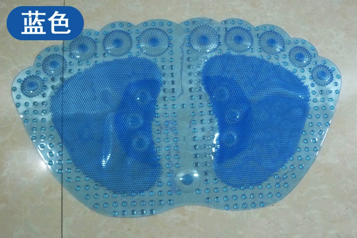New best-selling solid color/transparent small foot bathroom mat, bathroom massage mat, anti-slip mat, PVC bathroom foot mat Application Scenario