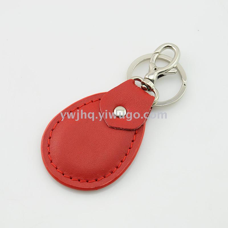 Leather Pu Keychain Jq 00141, Custom Shape, Custom Logo details Picture