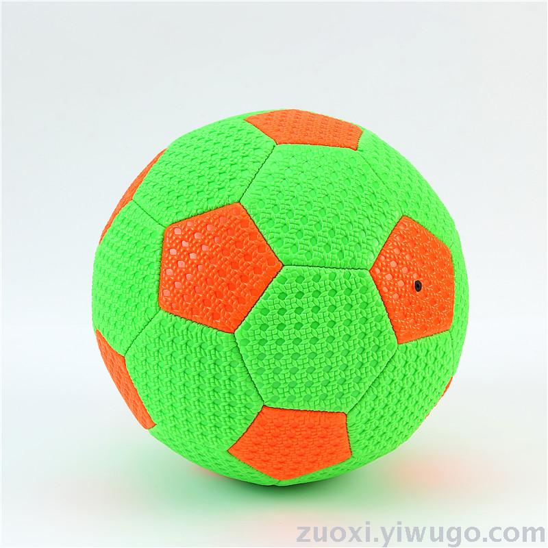 New Pvc Imprinted Color Football Adult Youth Training Match No. 5 Ball Fluorescent Green Orange Block Application Scenario