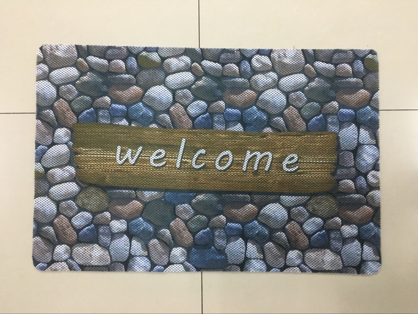 PVC honeycomb printed pad, 3D digital printed pad, high-definition stereoscopic printed pad, spray-painted indy pad, foot pad Specification drawing