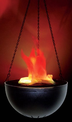 Hanging 20CM chain hanging torch Halloween flame lantern Christmas stage decorative lights