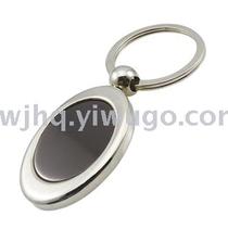 Movable beads simple zinc alloy key chain can be LOGO lettering