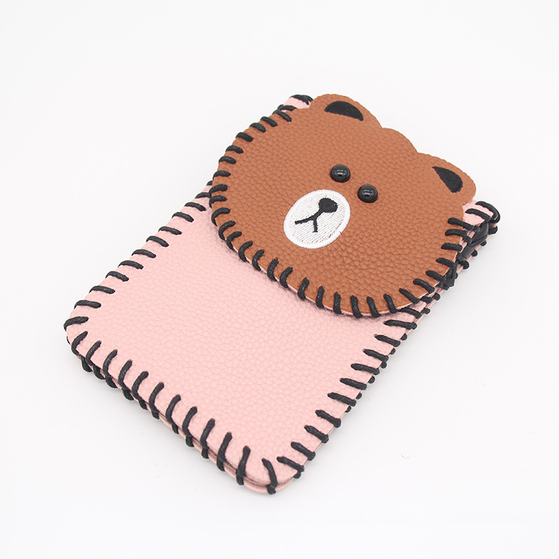 手工包新款卡通触屏时尚单肩斜挎女士手机包挂脖零钱包迷你手机袋