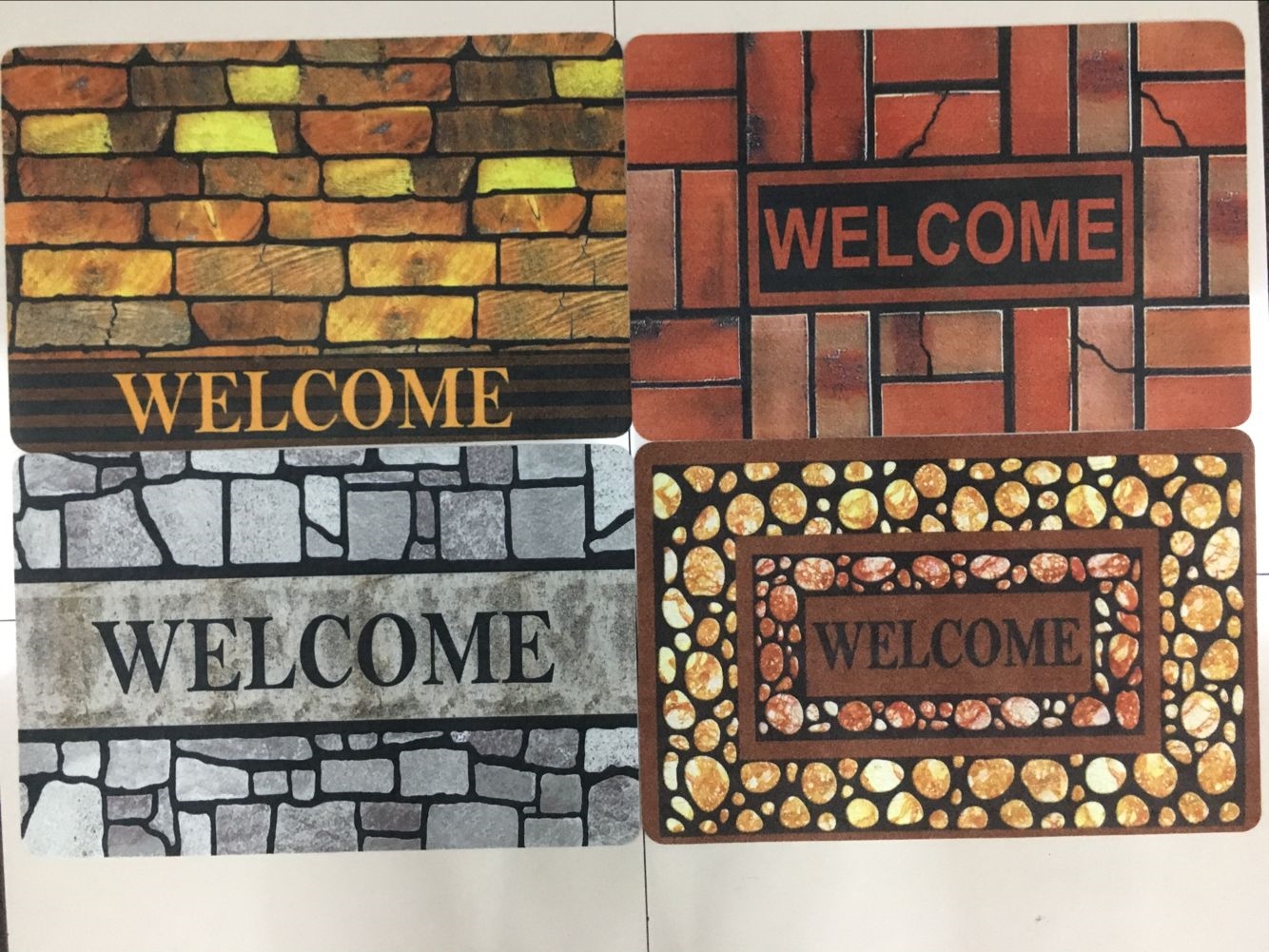 3D digital printed floor mat, non-imitation fabric printed floor mat, three-dimensional high-definition printed floor mat, foot mat Specification drawing