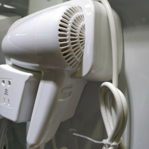 Hotel bath dryer hair dryer with jack Specification drawing