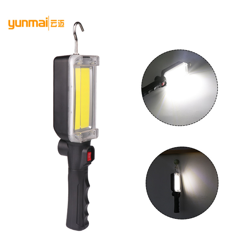 Transfronterizo nuevo USB recargable COB LED luz de trabajo brillante con imán luz de trabajo removible gancho linterna Application Scenario