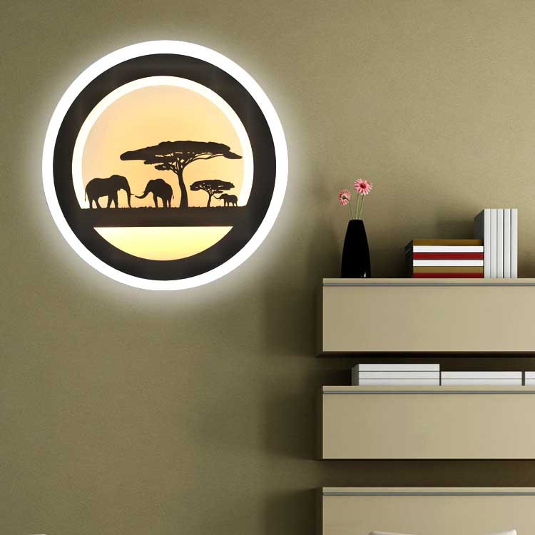 Led wall lamp simple living room bedroom bedside lamp Acrylic wall lamp art deco wall lamp