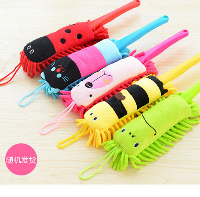 卡通动物雪尼尔桌面刷 电脑刷 除尘掸 清洁刷 除尘刷 批发