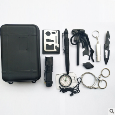 Outdoor camping multi-functional Kit SOS outdoor self-help survival kit box first aid box emergency supplies details Picture