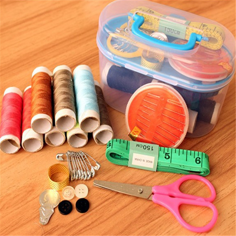 Multi-functional cross-stitch portable sewing box Embroidery sewing set in a box containing sewing kit
