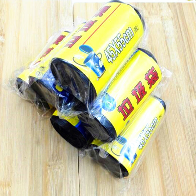 黑色优质环保一次性垃圾袋 连卷点断式酒店垃圾袋 特价批发