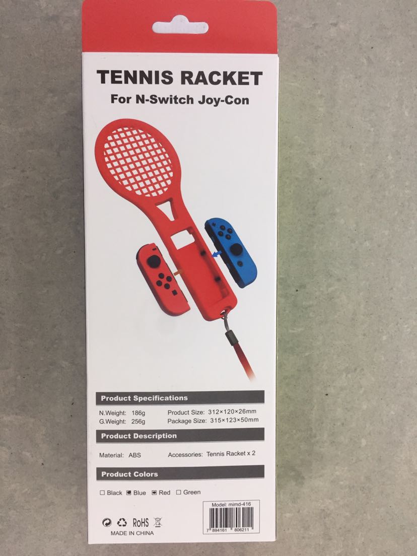 Switch tennis rackets, Mario tennis rackets factory direct sales details Picture