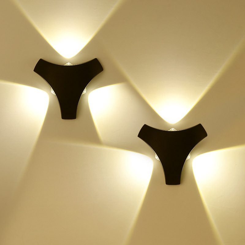 Led Modern simple creative Triangle hotel outdoor project lighting wall lights