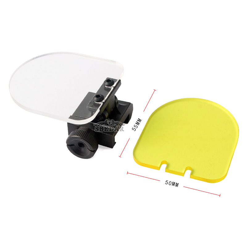 Snow regular mode doble uso holográfico mira deflector hoja de protección details Picture
