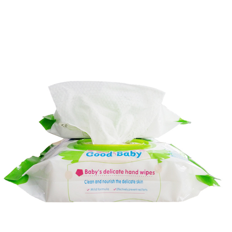 婴儿手口湿巾 80片带盖 儿童湿纸巾批发 湿巾定制 厂家批发细节图