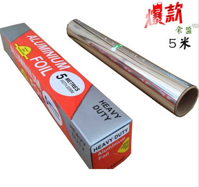 E18 厂家 5米烘焙工具烤肉烧烤锡纸家用锡箔纸烤箱锡纸铝箔纸