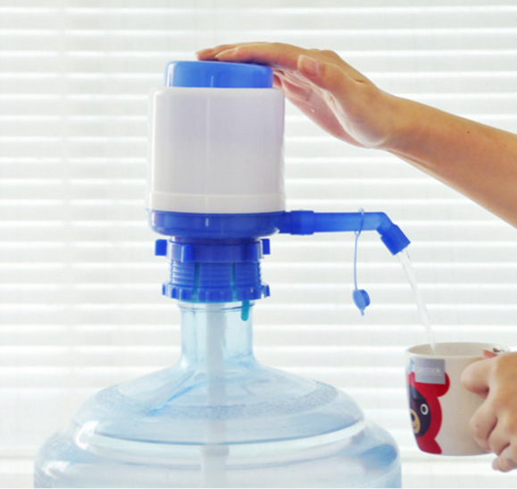 A60 厂家手压式饮水泵 车载饮水机 桶装水饮水器压水泵 中号产品图