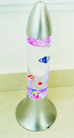 Crystal multi-purpose vases bubble fish lamp household furnishings Anti - living vases plastic vases