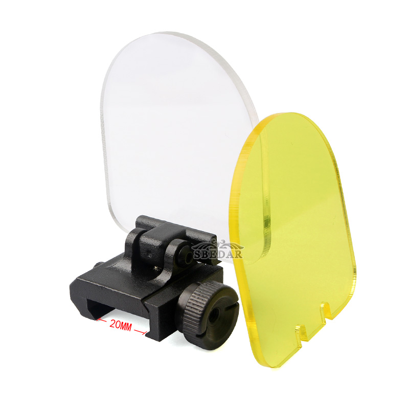 Snow regular mode doble uso holográfico mira deflector hoja de protección Application Scenario