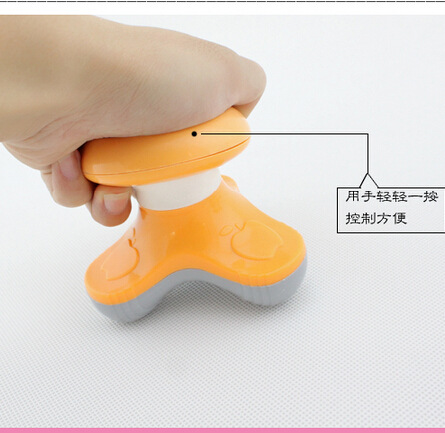 D22直销家用三脚按摩器创意三角电动振动按摩器 送USB线 正品产品图
