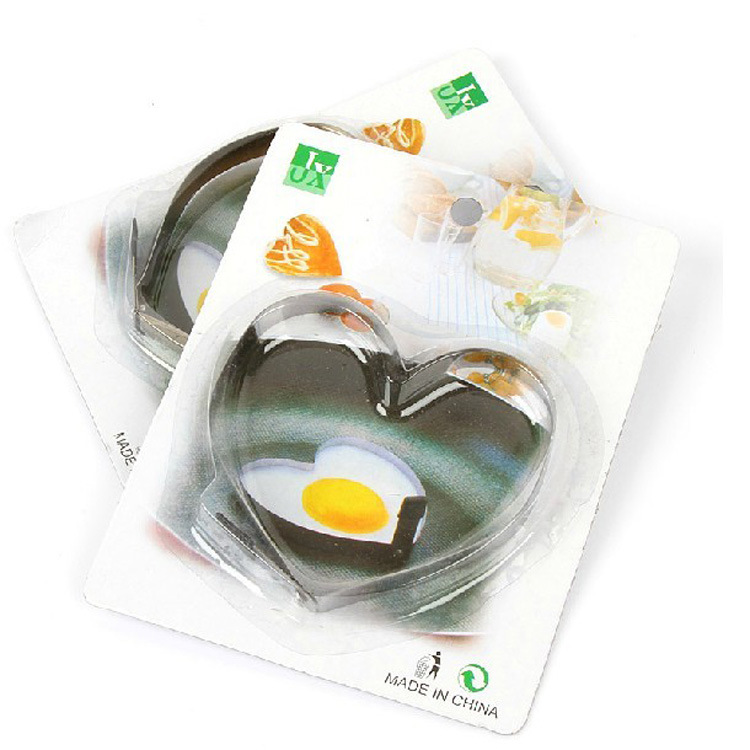 A3-45 Creative Kitchen Stainless steel heart-shaped omelette Omelette makes eggs not monotonous mini breakfast tool