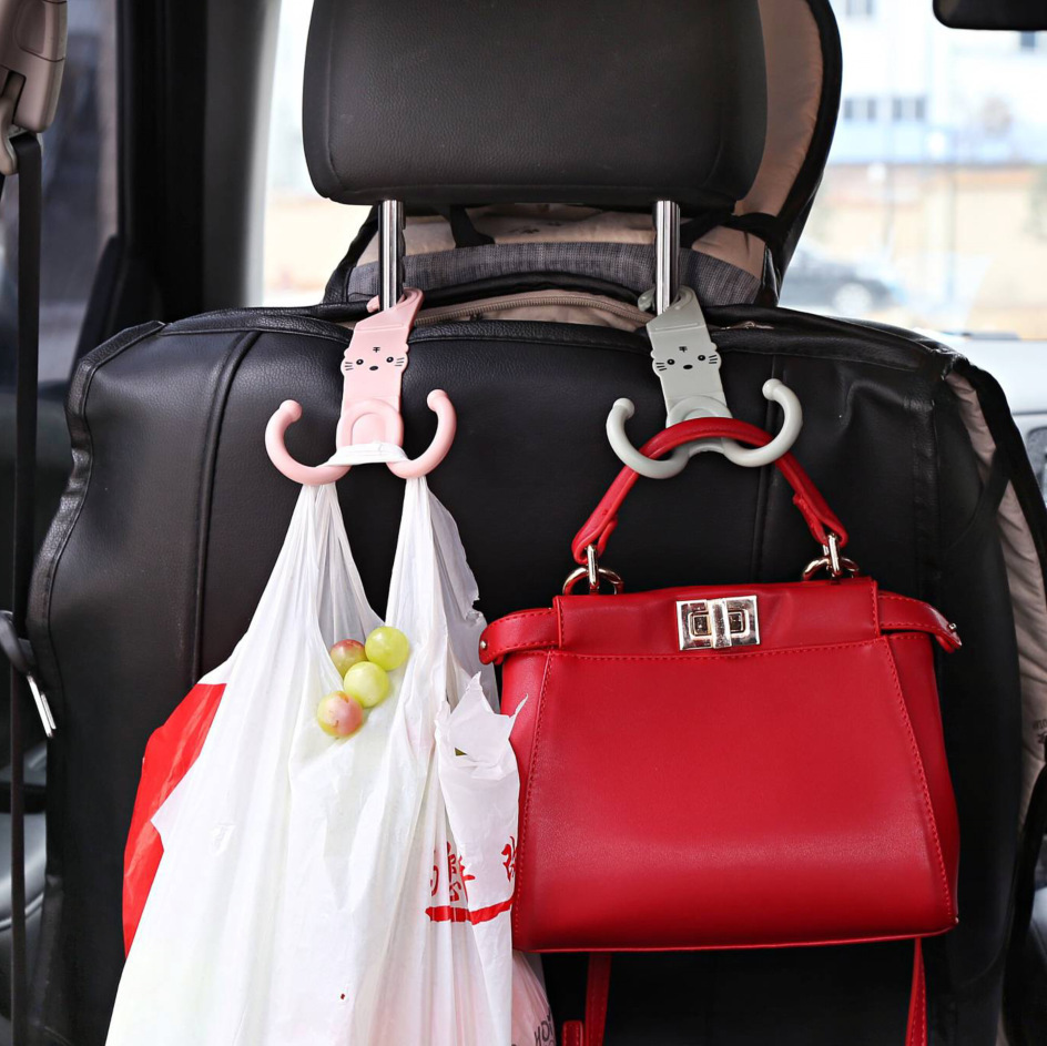 炫彩汽车车用座椅背挂钩 多功能卡通车载挂钩 杂物挂批发30g细节图