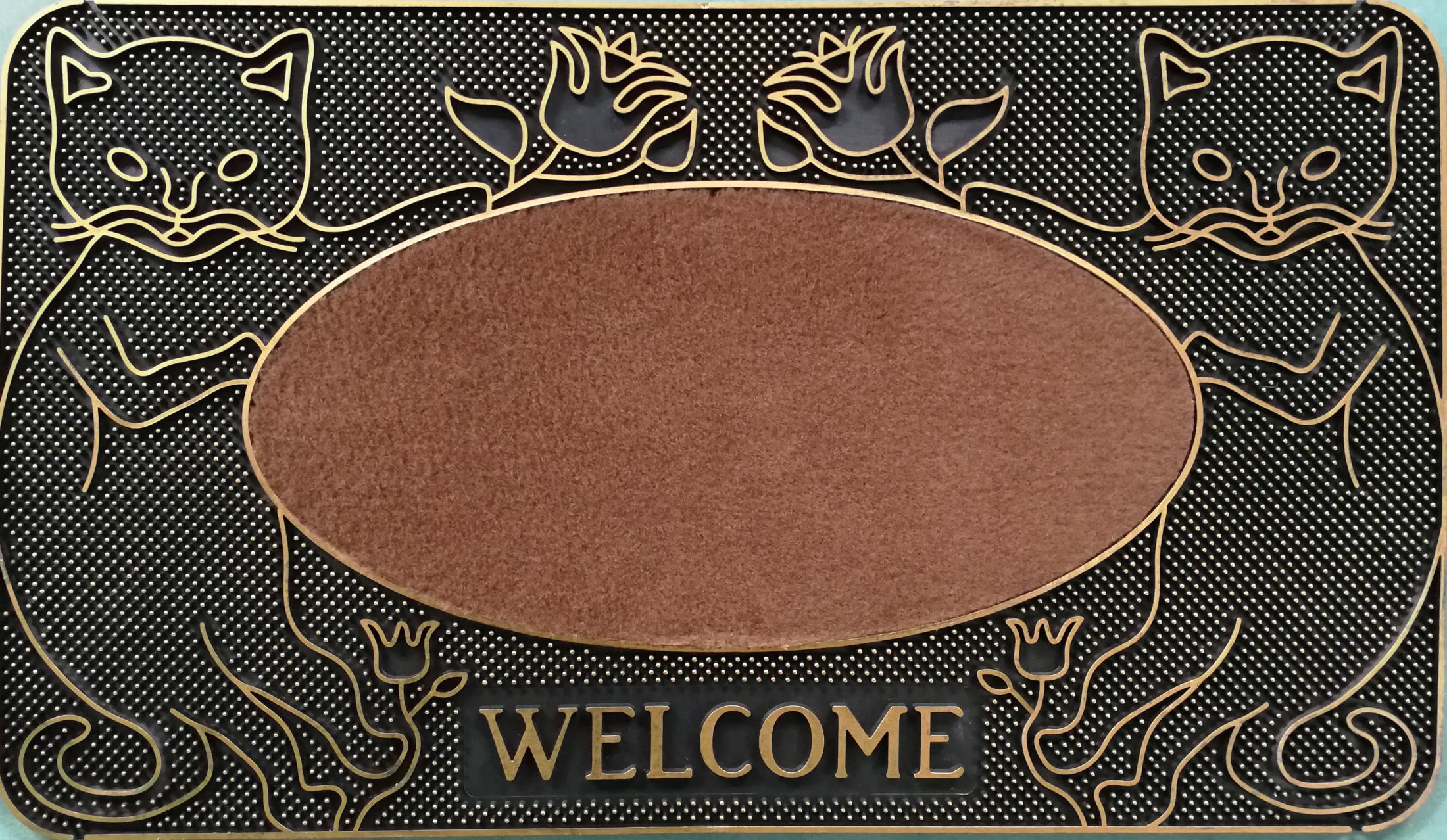 Rubber WELCOME pads, rubber pads, entry pads, floor pads, pvc anti-slip pads, foot pads, injection molded pads Application Scenario
