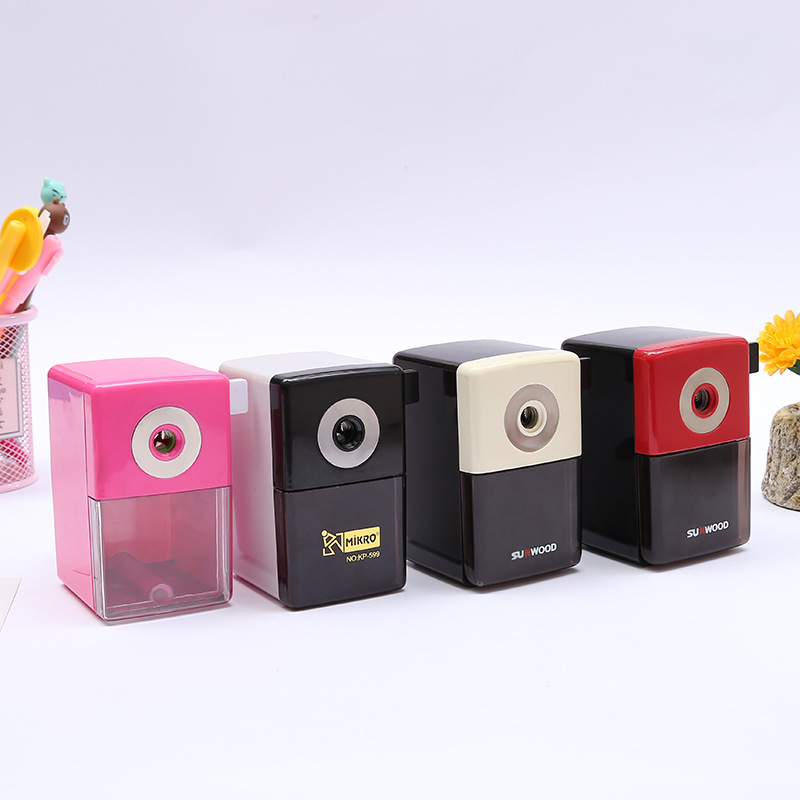 正荣学生手摇卷笔刀厂家批发卡通可爱造型转笔刀儿童手动削笔刀图