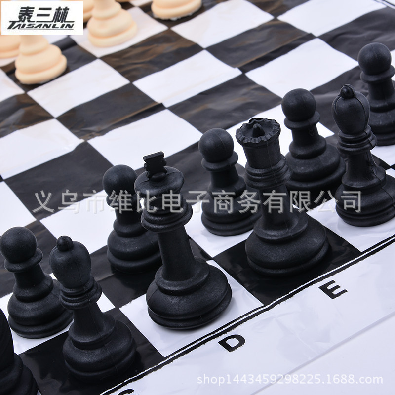 新款国际象棋（OPP袋装）成人儿童棋具 不带底座 批发细节图