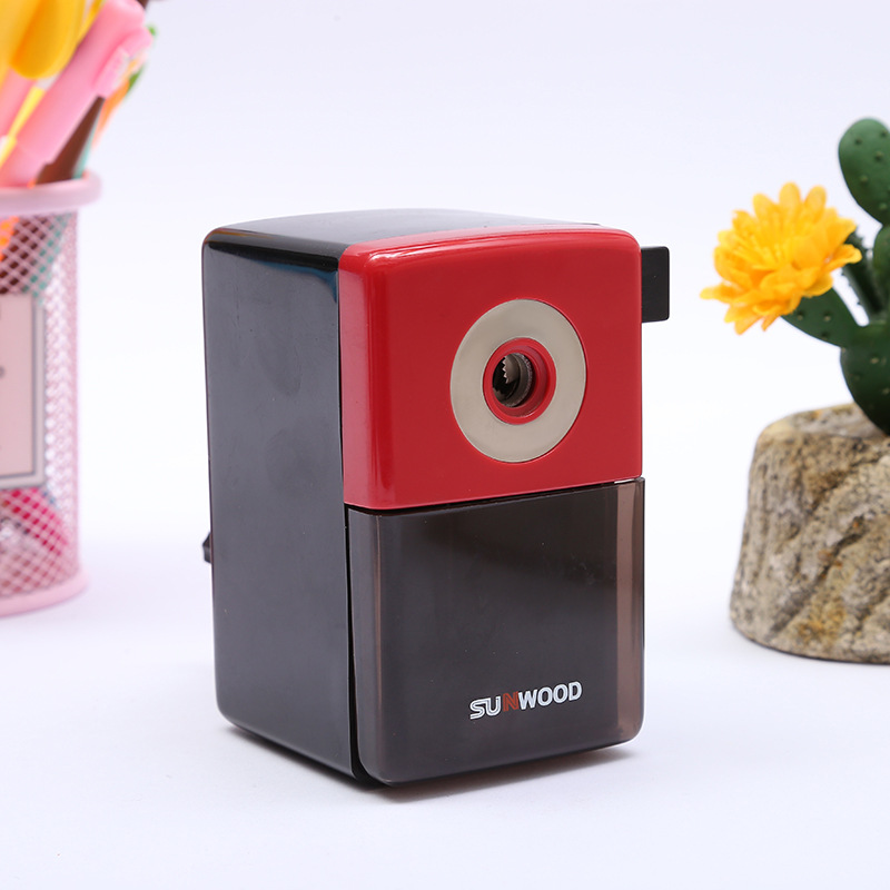 正荣学生手摇卷笔刀厂家批发卡通可爱造型转笔刀儿童手动削笔刀产品图